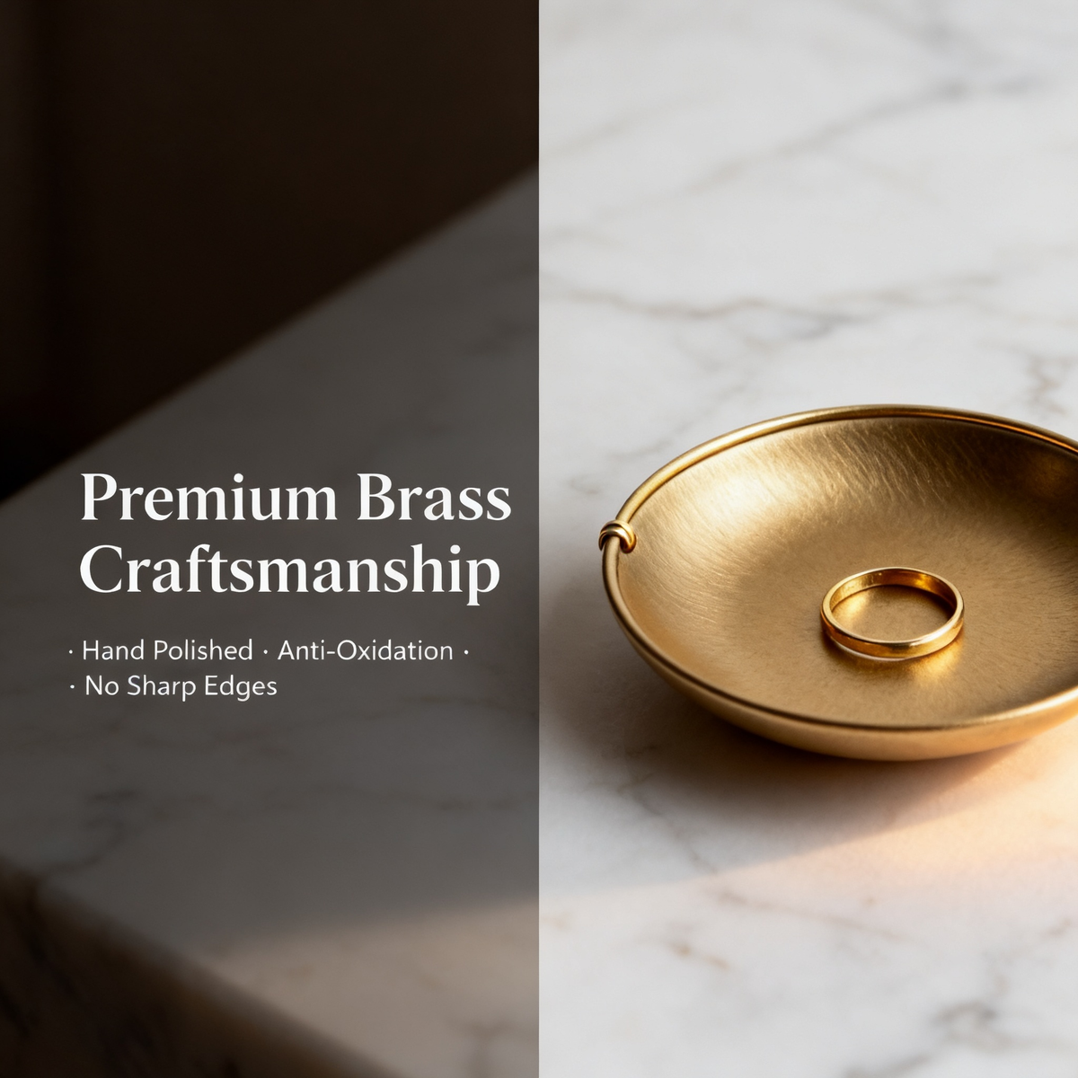 ✨ A Sculptural Gold Tray Designed To Add A Touch Of Timeless Elegance To Your Home Décor, Creating Beautiful Moments Through Simple Everyday Details