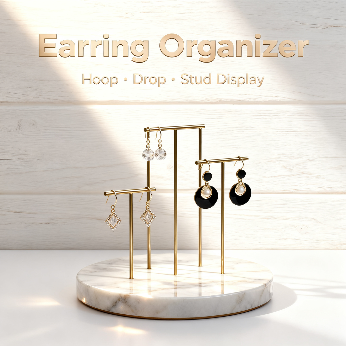 🌸 A Marble Earring Display Stand Created To Transform Your Jewelry Collection Into An Elegant Boutique-Inspired Showcase Of Beauty And Personal Expression