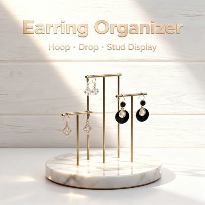 🌸 A Marble Earring Display Stand Created To Transform Your Jewelry Collection Into An Elegant Boutique-Inspired Showcase Of Beauty And Personal Expression