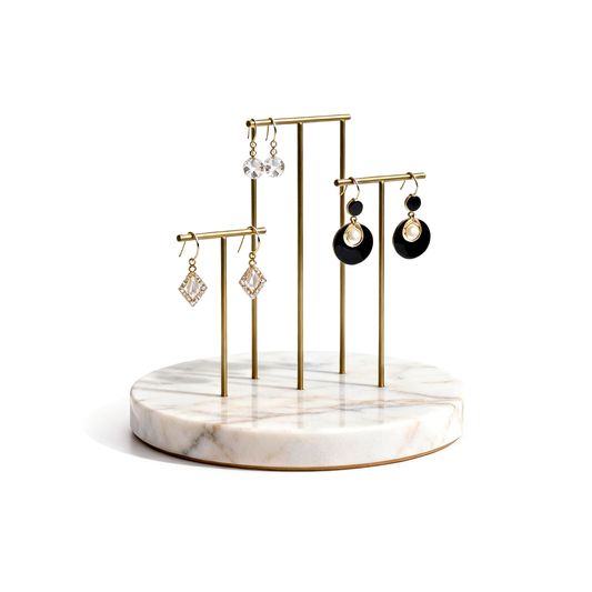 🌸 A Marble Earring Display Stand Created To Transform Your Jewelry Collection Into An Elegant Boutique-Inspired Showcase Of Beauty And Personal Expression