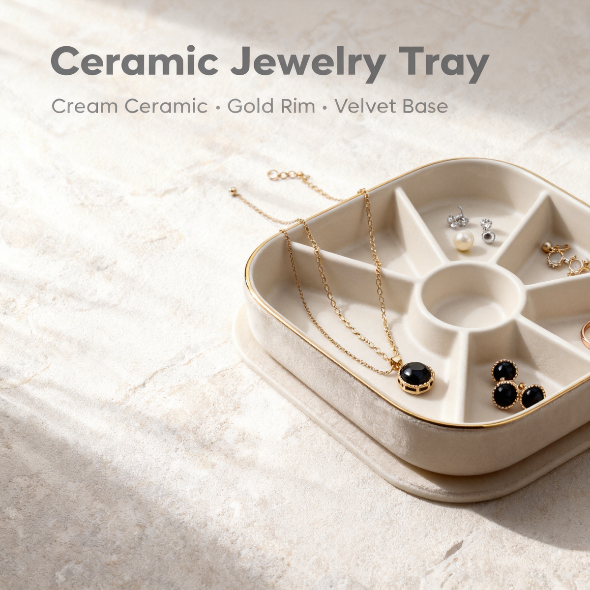 ✨ Elegant Jewelry Display Tray — A Beautiful Organizer To Showcase Your Favorite Pieces