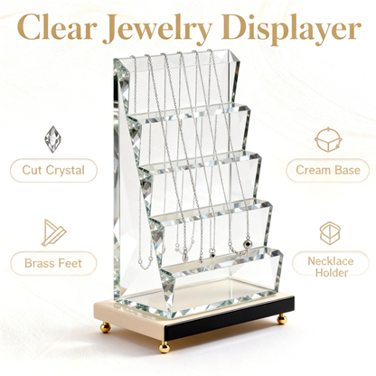 💎 Premium Jewelry Storage Tray — Transform Your Vanity Into A Stylish Personal Jewelry Corner