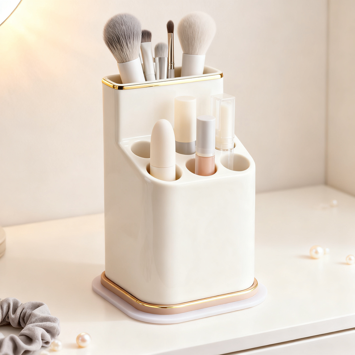 🤍 Your Jewelry Deserves A Beautiful Home — Minimalist Tray Designed For Everyday Elegance