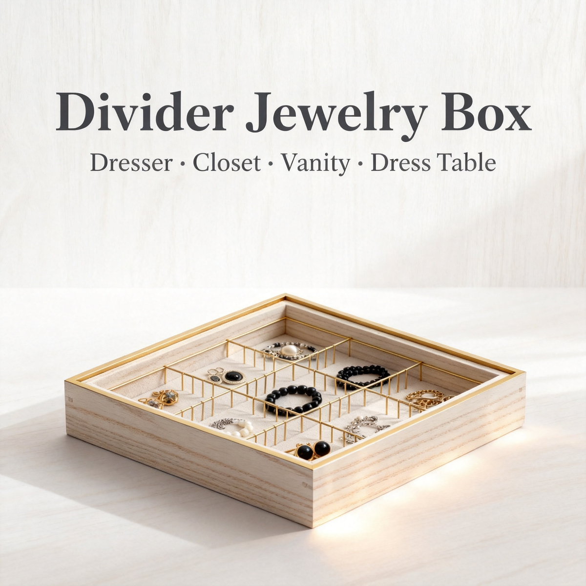 🌟 Modern Jewelry Organizer Tray — Bring Order, Beauty, And Luxury To Your Daily Routine