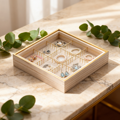🌟 Modern Jewelry Organizer Tray — Bring Order, Beauty, And Luxury To Your Daily Routine
