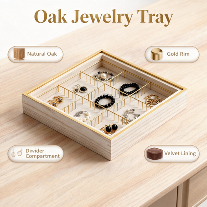 🌟 Modern Jewelry Organizer Tray — Bring Order, Beauty, And Luxury To Your Daily Routine