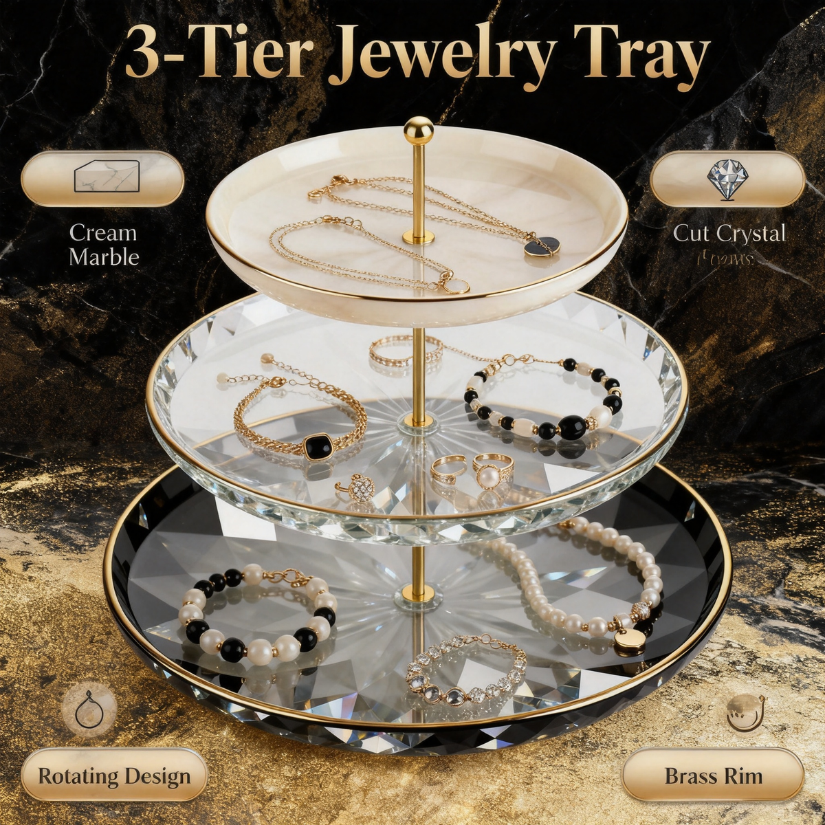 ✨ A Timeless Jewelry Organizer — Designed To Preserve The Beauty Of Your Favorite Pieces