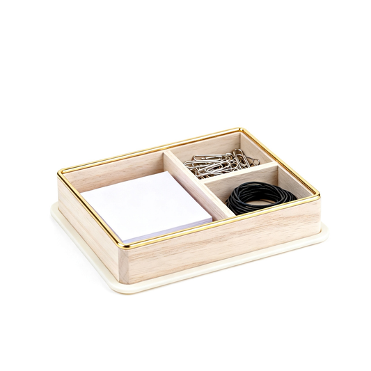 🌿 A Natural Wooden Organizer Crafted To Bring Calm, Beauty, And Effortless Order To Your Everyday Workspace
