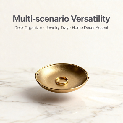 ✨ A Sculptural Gold Tray Designed To Add A Touch Of Timeless Elegance To Your Home Décor, Creating Beautiful Moments Through Simple Everyday Details