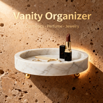 🏛️ A Timeless Marble Accent Tray Created To Bring Sophisticated Beauty, Natural Texture, And Effortless Organization Into Your Living Space