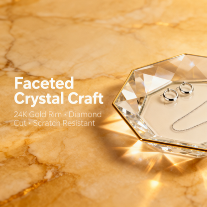 💍 A Crystal-Inspired Jewelry Dish Designed To Transform Your Favorite Accessories Into A Beautiful Everyday Display Of Elegance And Personal Style