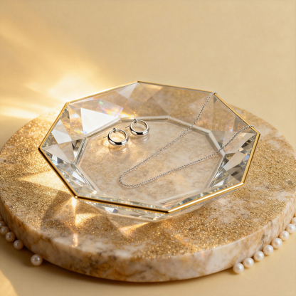 💍 A Crystal-Inspired Jewelry Dish Designed To Transform Your Favorite Accessories Into A Beautiful Everyday Display Of Elegance And Personal Style