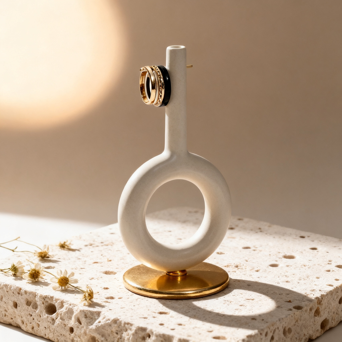💎A Minimalist Ring Display Stand Designed To Celebrate Your Most Meaningful Jewelry With Elegant Simplicity And Boutique-Inspired Beauty