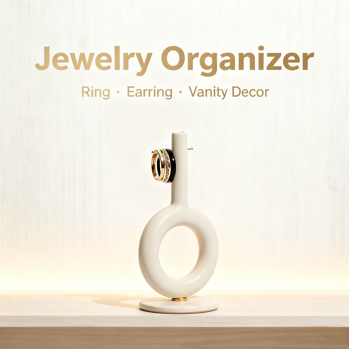 💎A Minimalist Ring Display Stand Designed To Celebrate Your Most Meaningful Jewelry With Elegant Simplicity And Boutique-Inspired Beauty