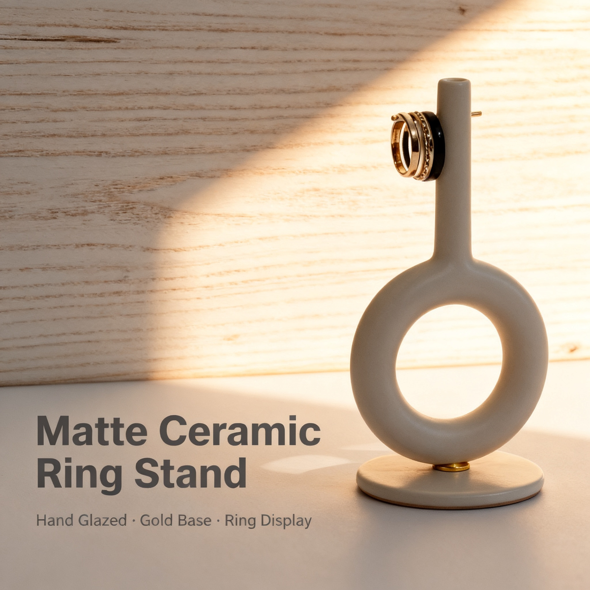 💎A Minimalist Ring Display Stand Designed To Celebrate Your Most Meaningful Jewelry With Elegant Simplicity And Boutique-Inspired Beauty